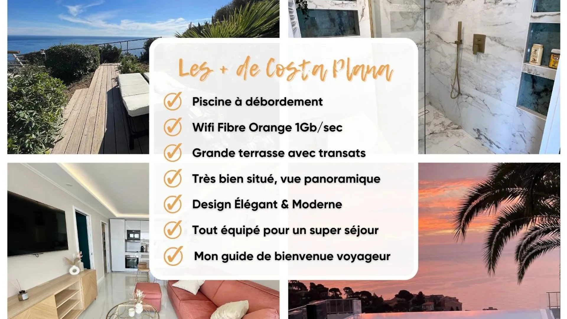 Luxueux Appartement - Vue Mer - Piscine - Free Parking - Monaco Cap-d'Ail